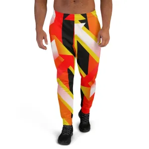 Patterned Men's Joggers | Geometric Buzz