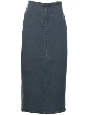 Pencil Shape Denim Skirt - L