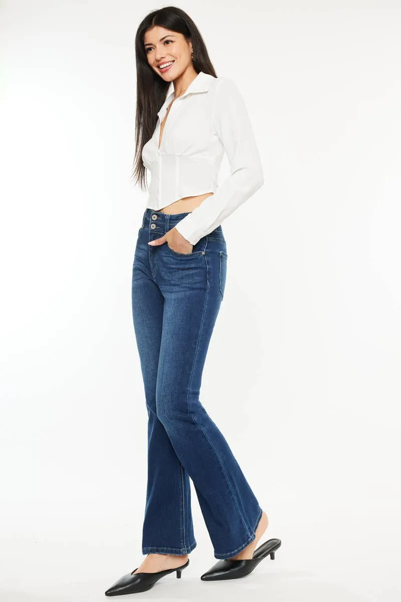 Petite Bootcut Jeans by Kan Can