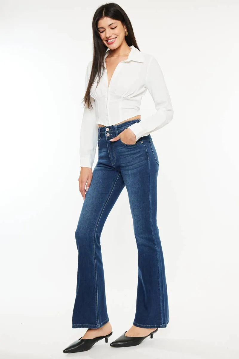 Petite Bootcut Jeans by Kan Can