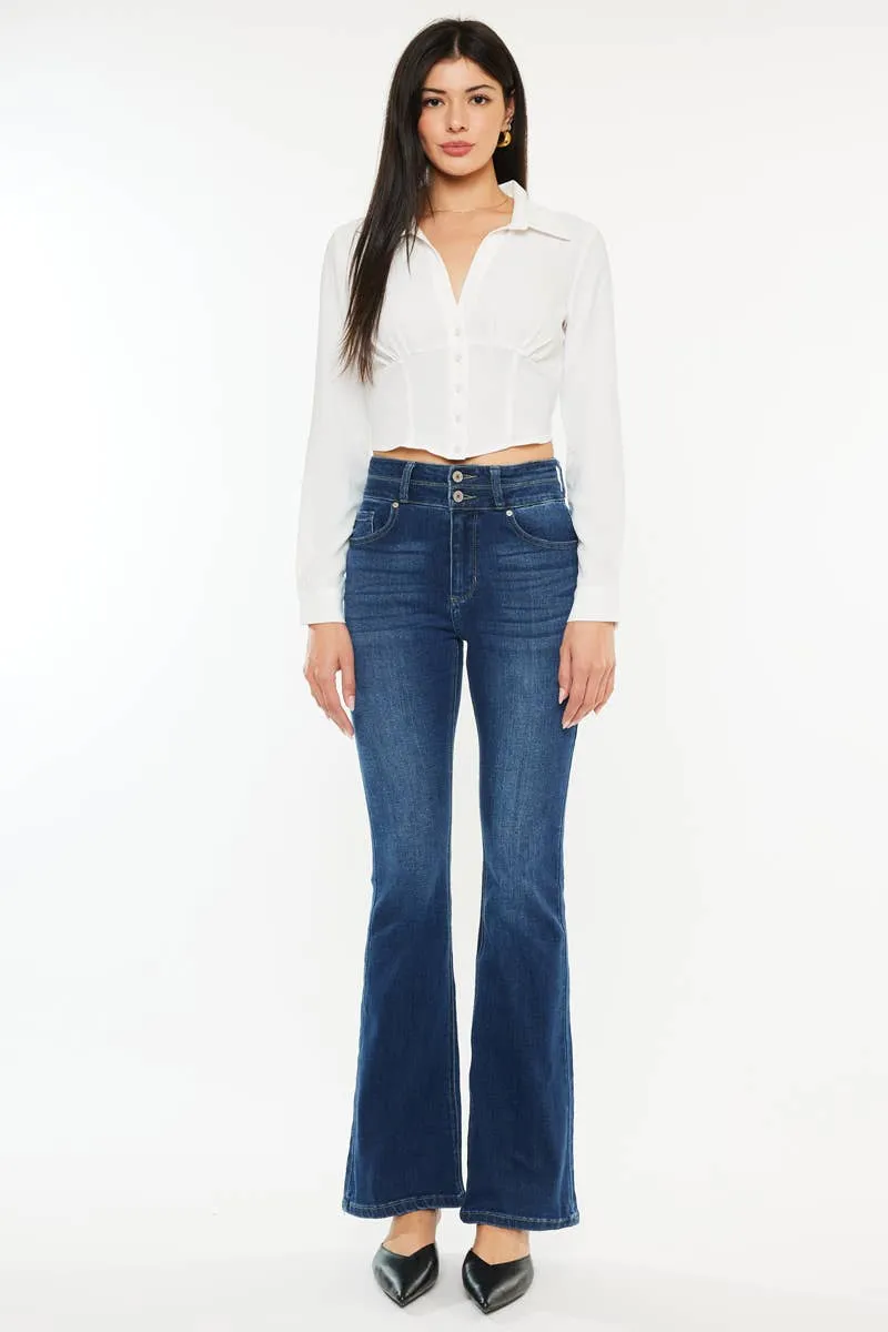Petite Bootcut Jeans by Kan Can