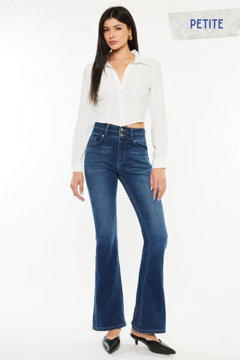 Petite Bootcut Jeans by Kan Can