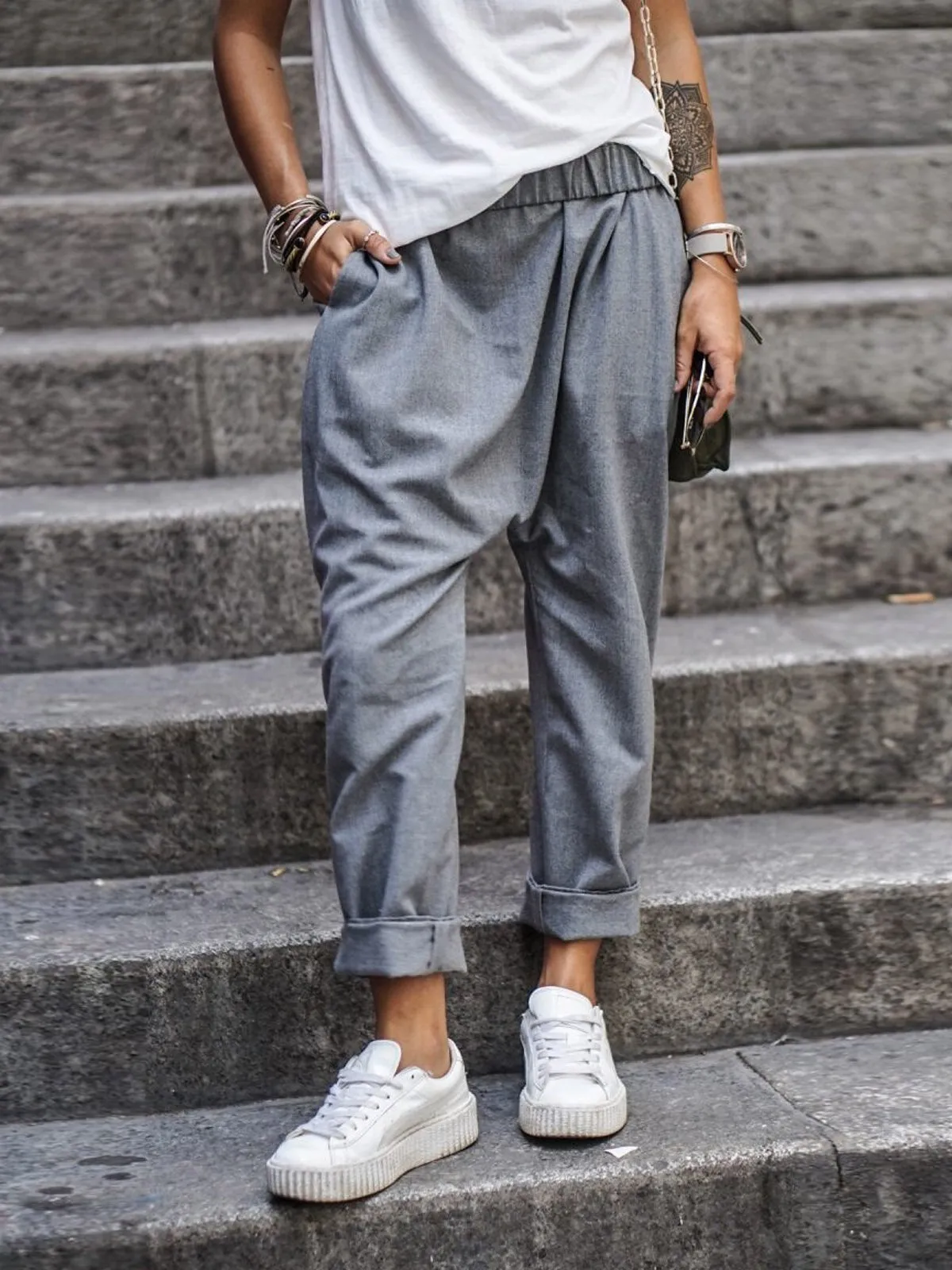 Petronila® | Casual Linen Trousers