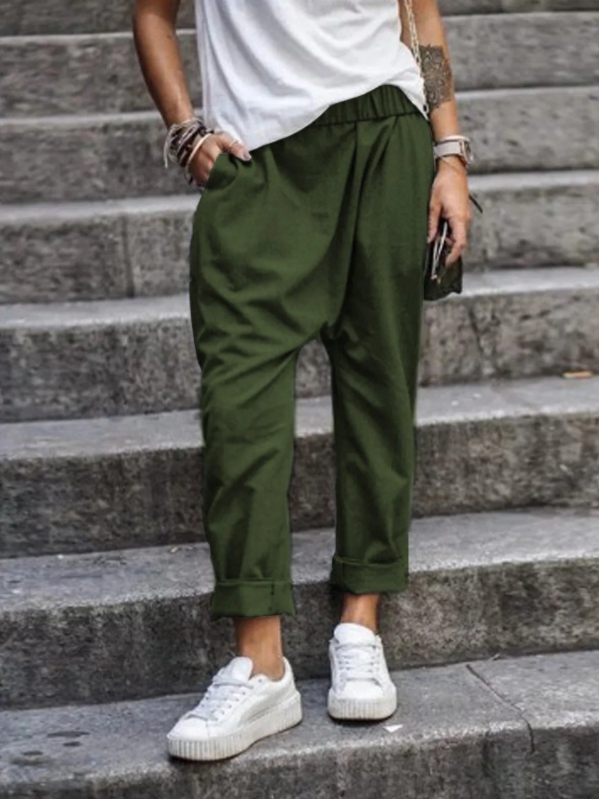 Petronila® | Casual Linen Trousers