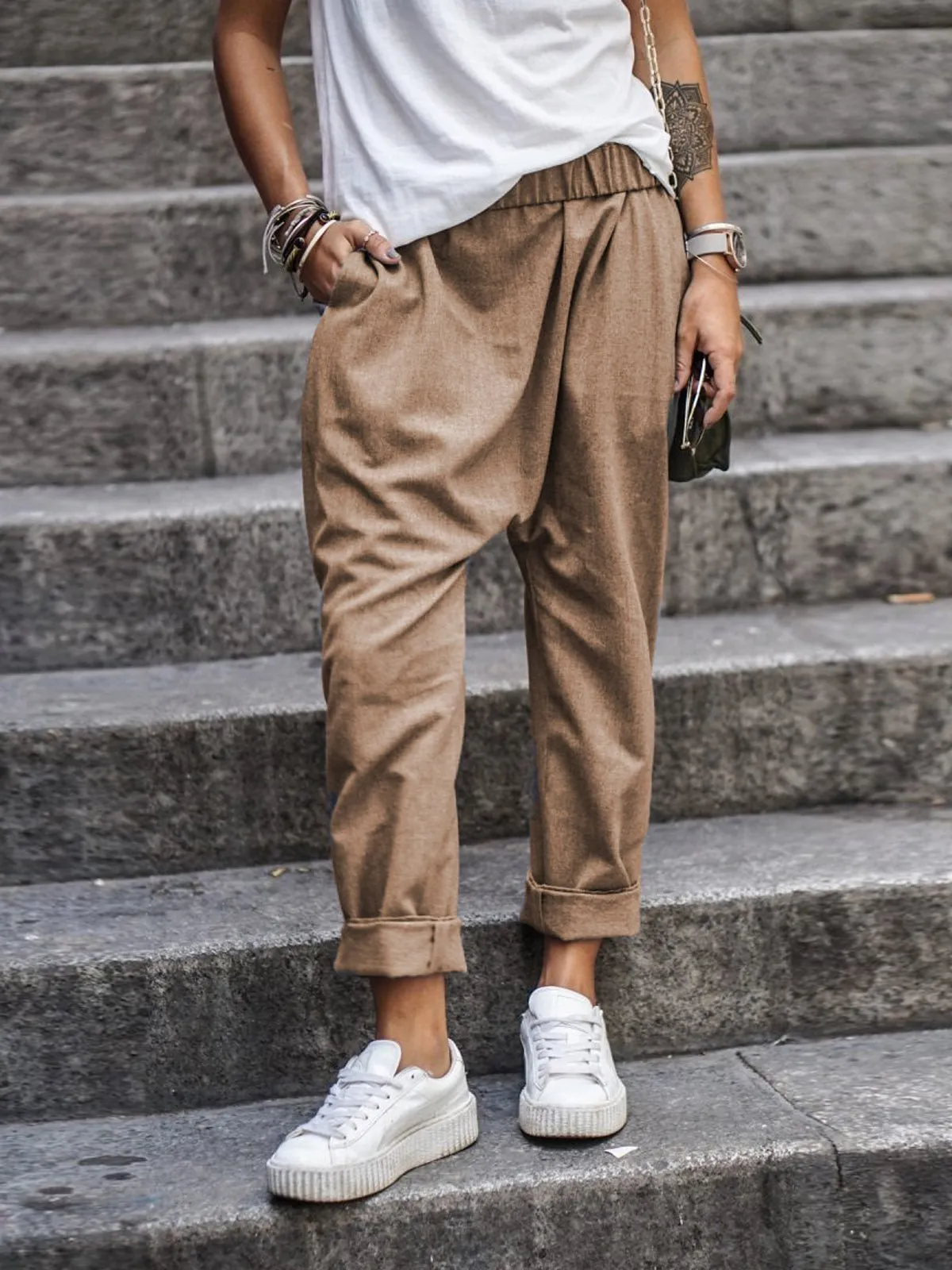 Petronila® | Casual Linen Trousers