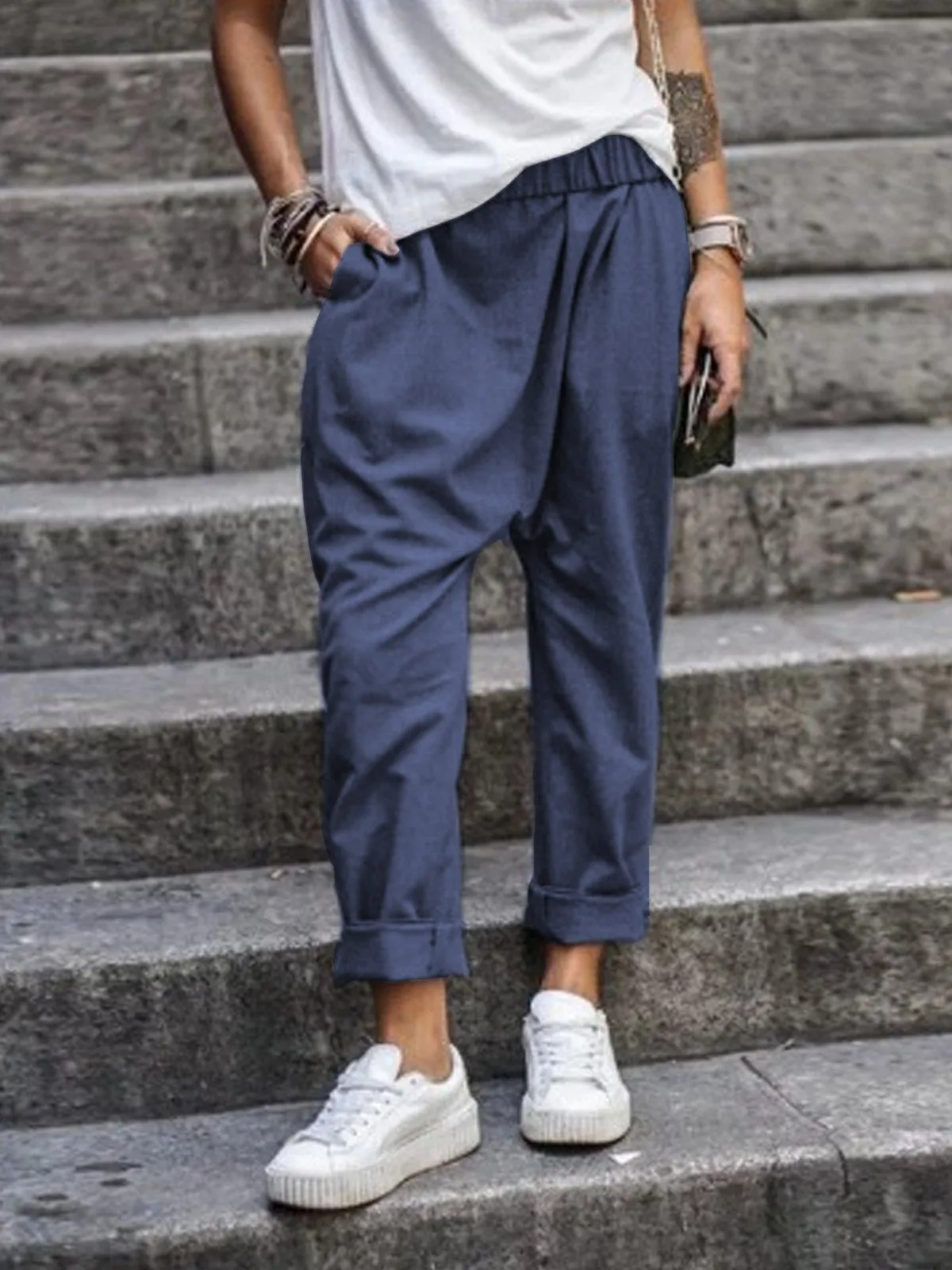 Petronila® | Casual Linen Trousers