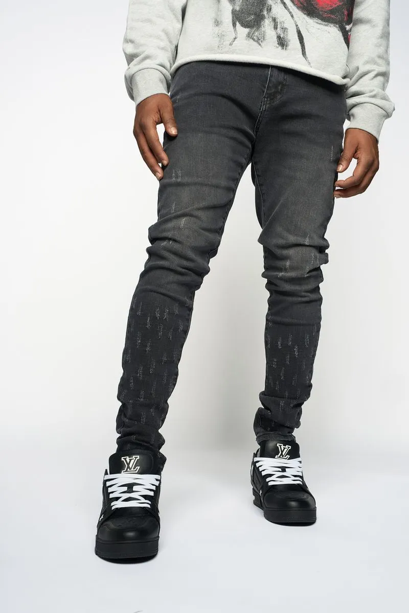 PHEELINGS SURVIVED SKINNY DENIM (Black Wash)