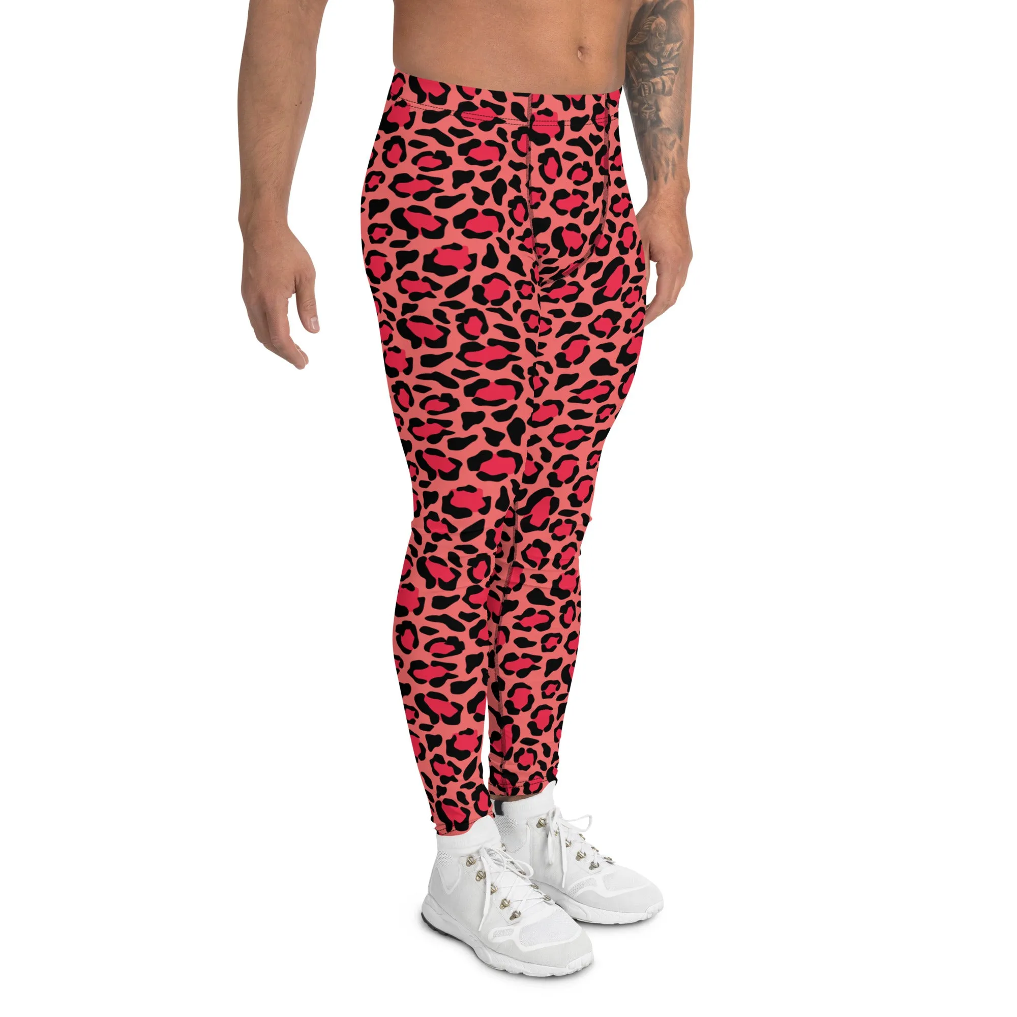 Pink Cheetah Men's Leggings