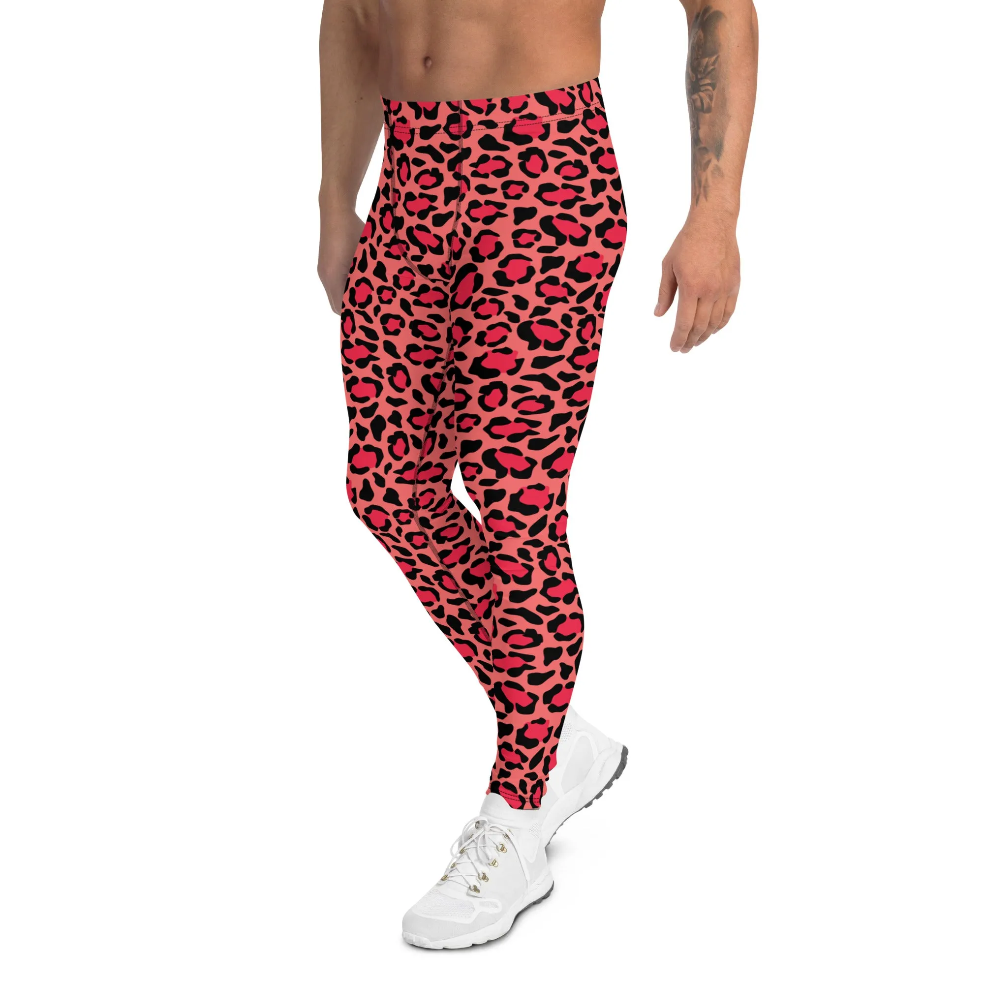 Pink Cheetah Men's Leggings