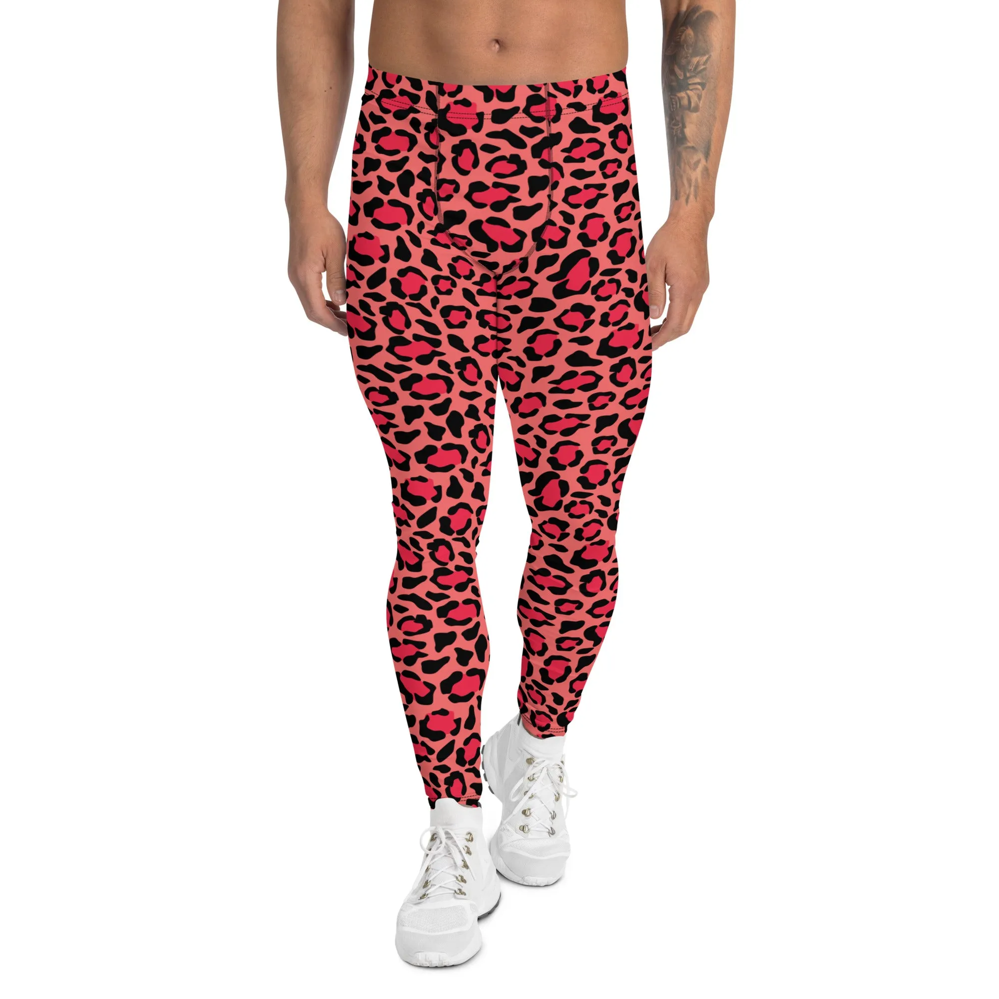 Pink Cheetah Men's Leggings