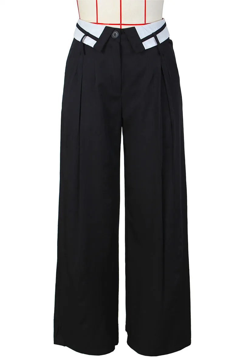 PJ0407 Wide Leg Slack Pants