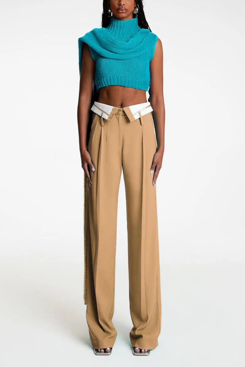 PJ0407 Wide Leg Slack Pants