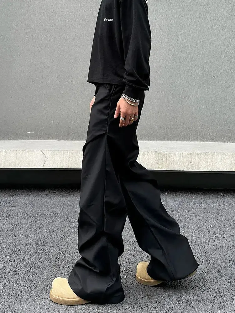 Pleated Drape Casual Pants