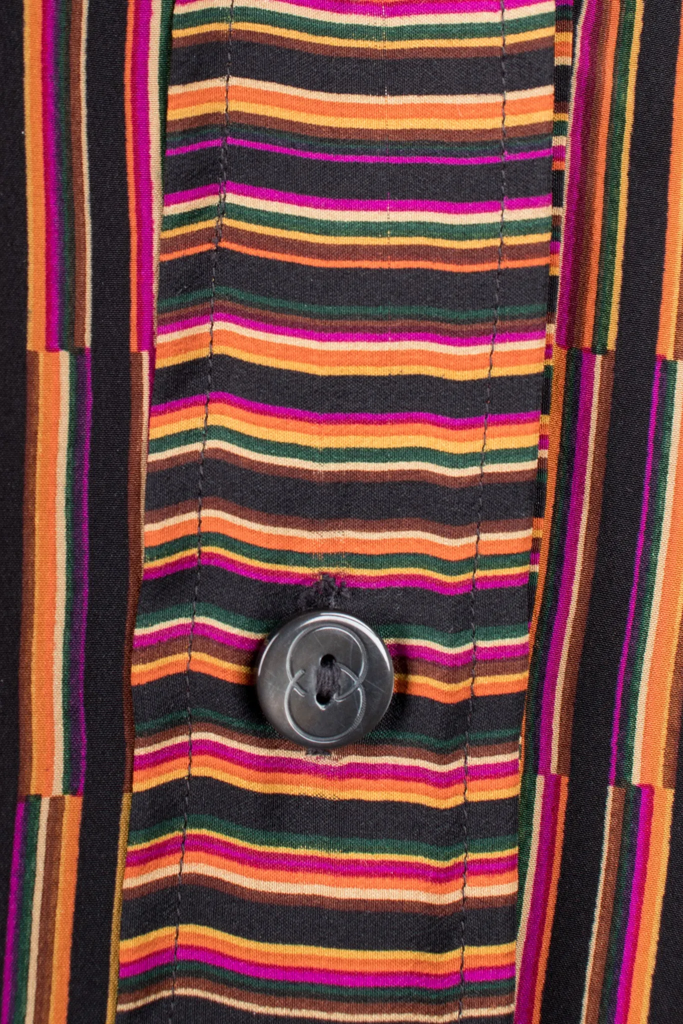 Pleated Stripe Shirt