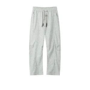 Pleated Warm Straight Casual Sweatpants