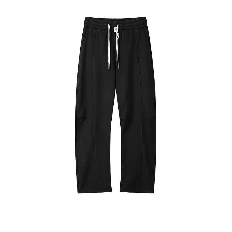 Pleated Warm Straight Casual Sweatpants