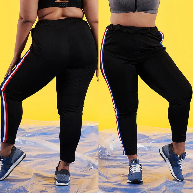 Plus Size Fashion Sports Casual Pants