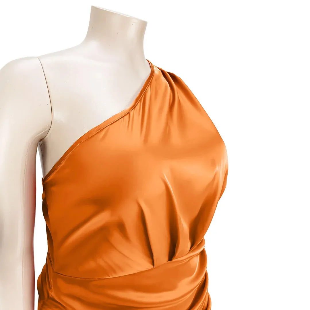 Plus Size Glossy Zipper Dress (3 Colors)