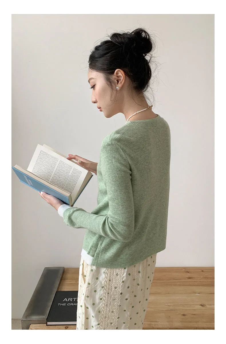 Polka A-line Skirt