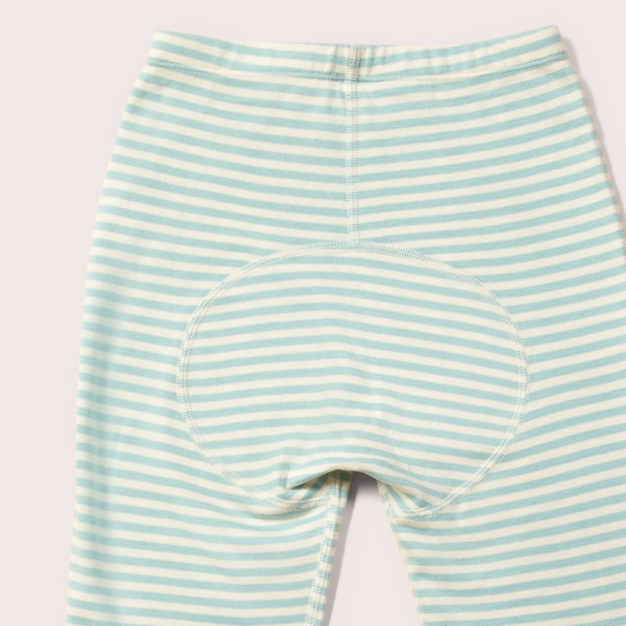 Powder Blue Striped Extra Long Adaptive Joggers