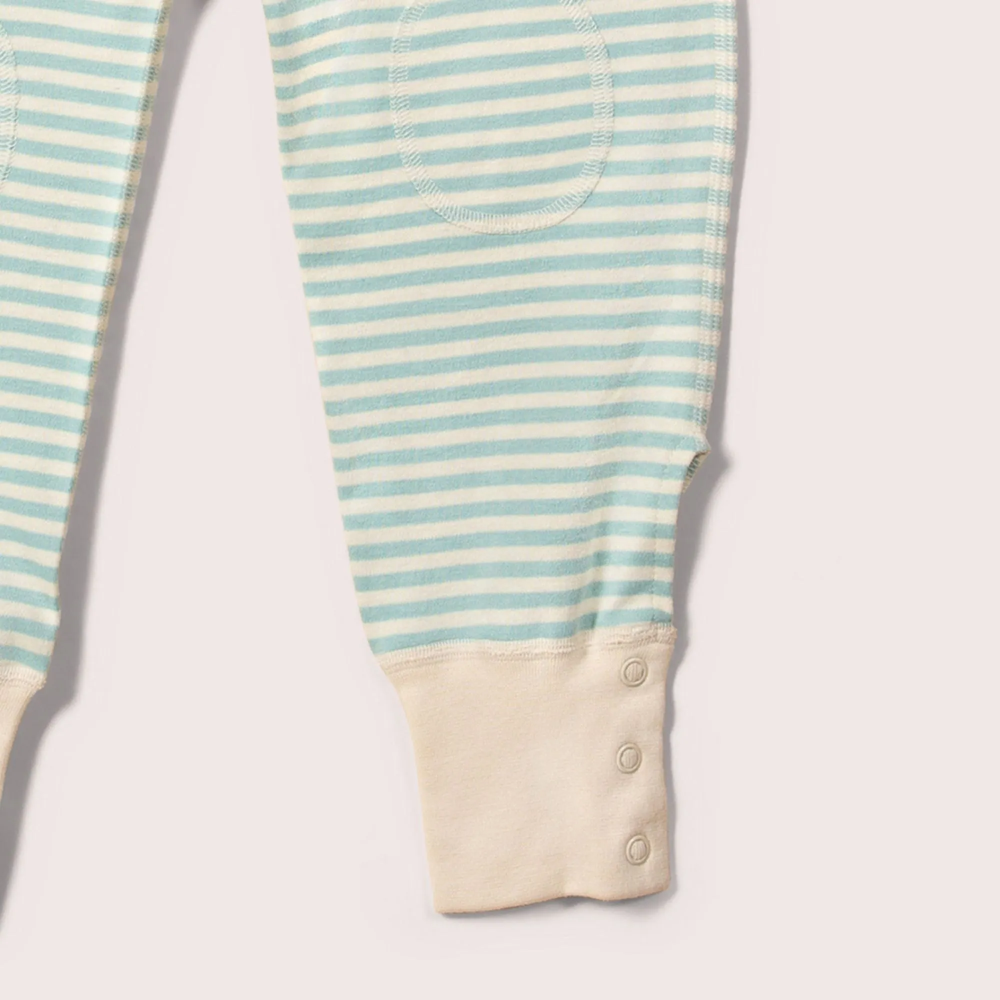 Powder Blue Striped Extra Long Adaptive Joggers
