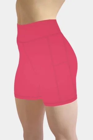 PRE ORDER SOLID RASPBERRY SHORTS WITH SIDE POCKETS - EXCLUSIVE! BATCH 1 (WHOLESALE) 04102024