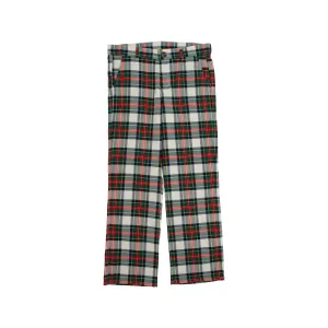 Prep School Pants - Aiken Place Plaid with Nantucket Navy Stork