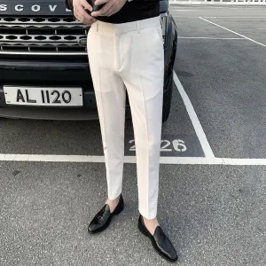 PrestigeWear Tressed Sommer Anzughosen