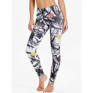 Print Painting Leggings - M