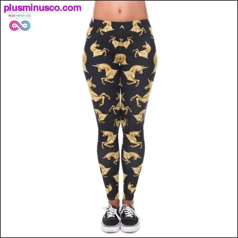 Printed Slim Fit Egyptian Cat Symbols Leggings for Women