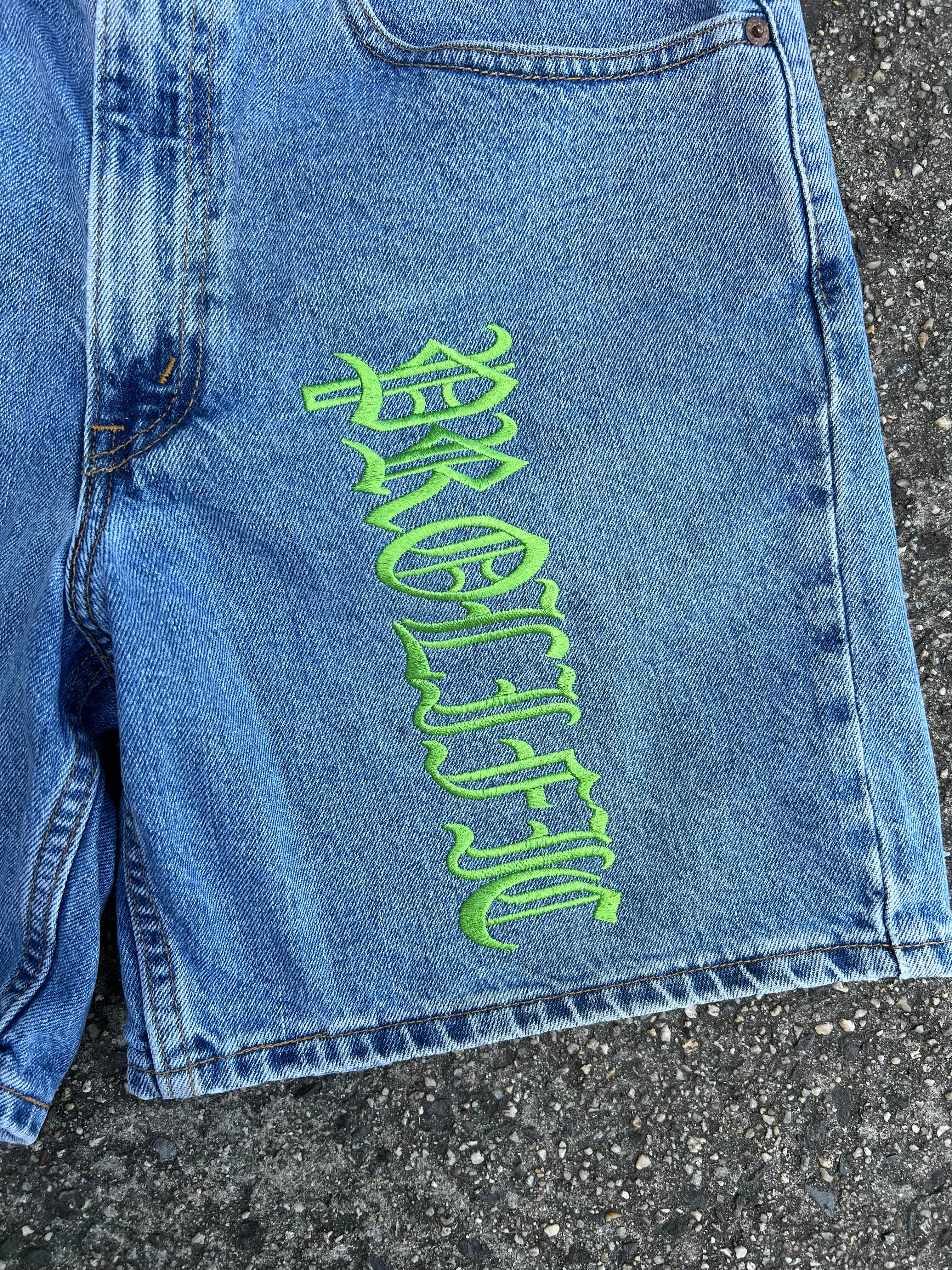 Prolific Embrodiered Denim Shorts
