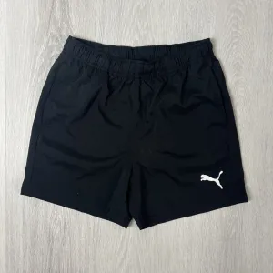 PUMA Boys Black Athletic Shorts Size 13-14 Years