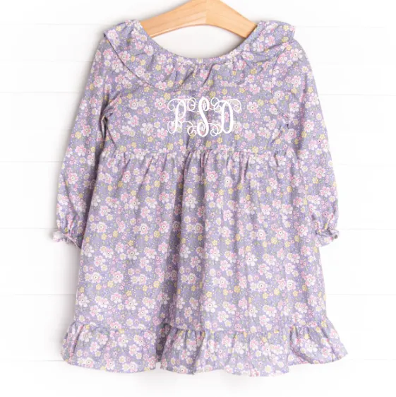 Purple Petals Dress, Purple