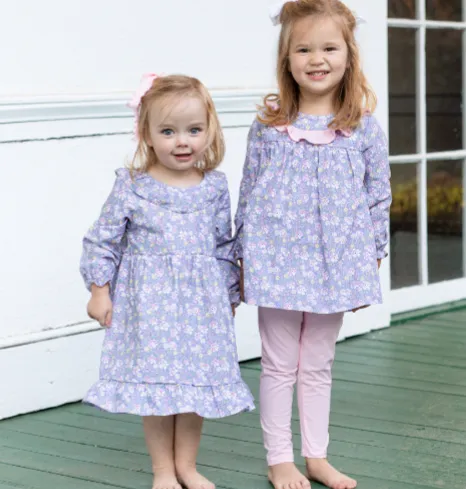 Purple Petals Dress, Purple