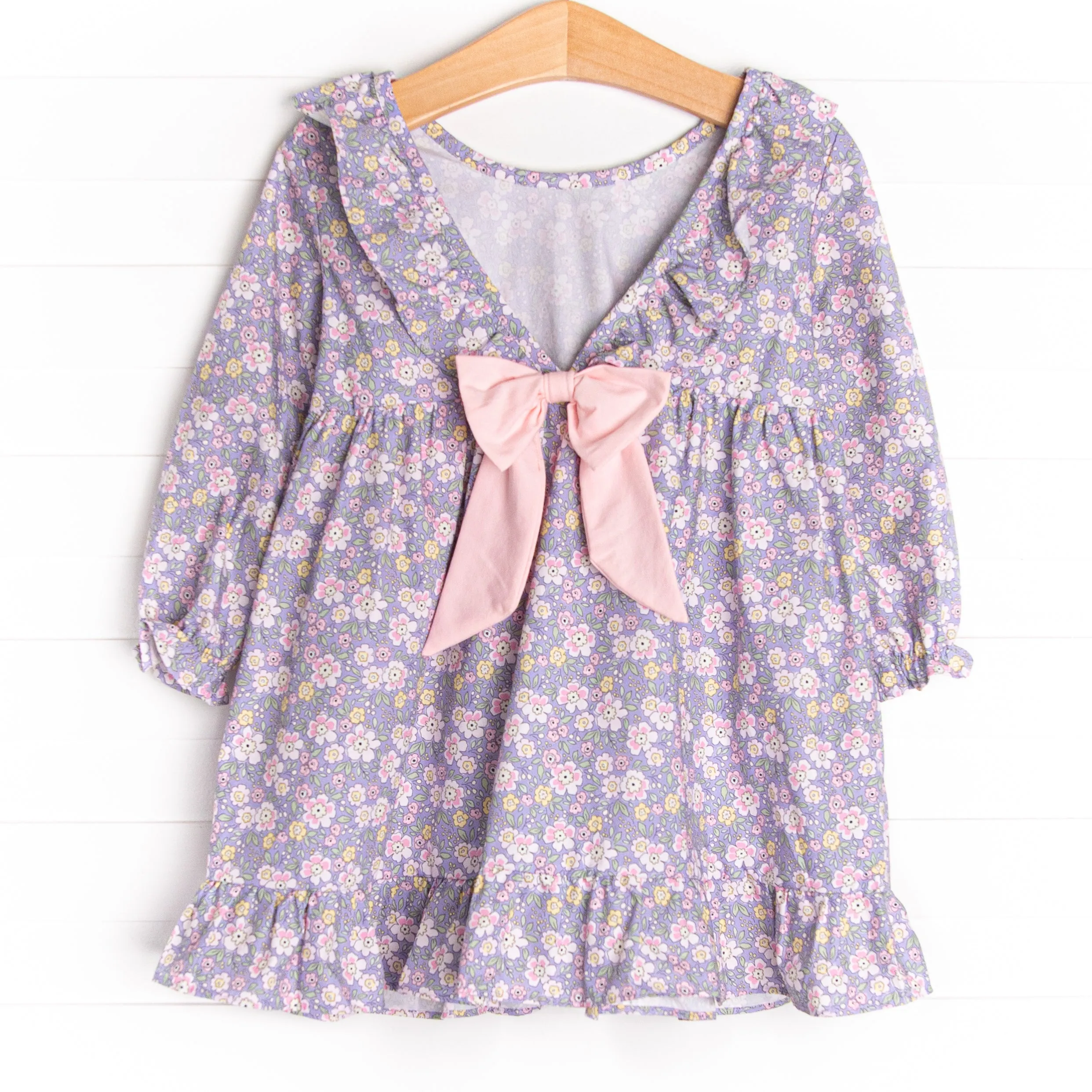 Purple Petals Dress, Purple