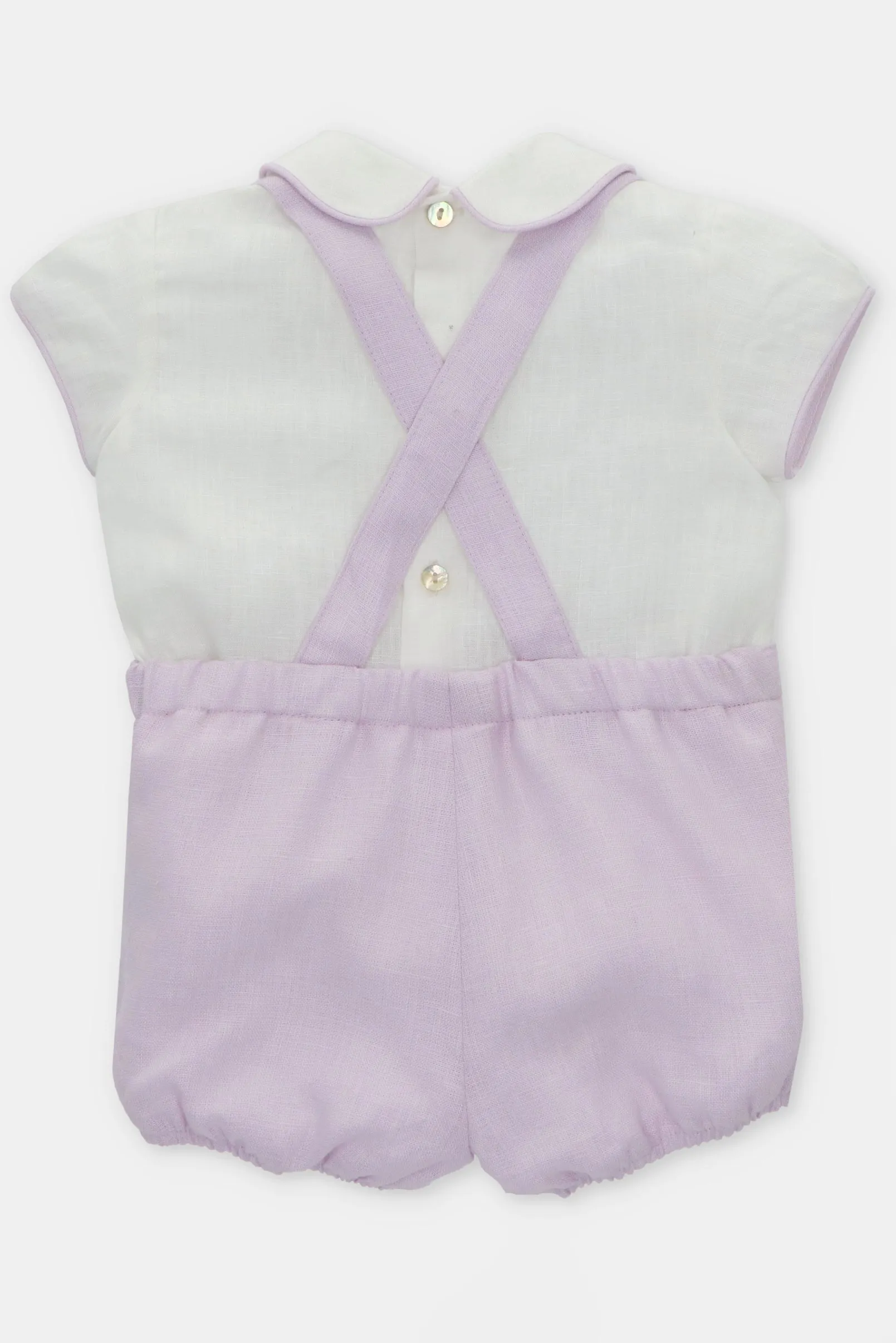 "Wilfred" Lavender Shirt & Jam Pants with Braces