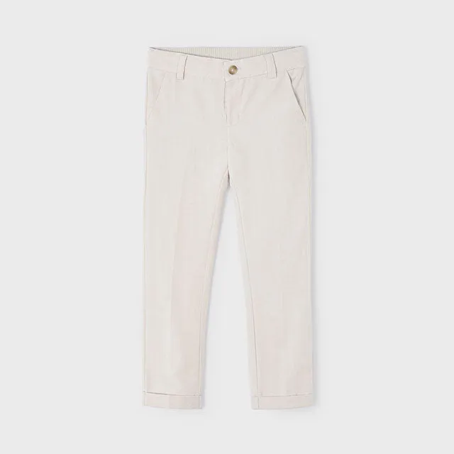 Raffia Linen Suiting Pants