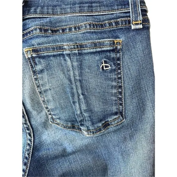 𝅺rag &amp; Bone Size 24 Blue 8 inch Rise Skinny Jeans