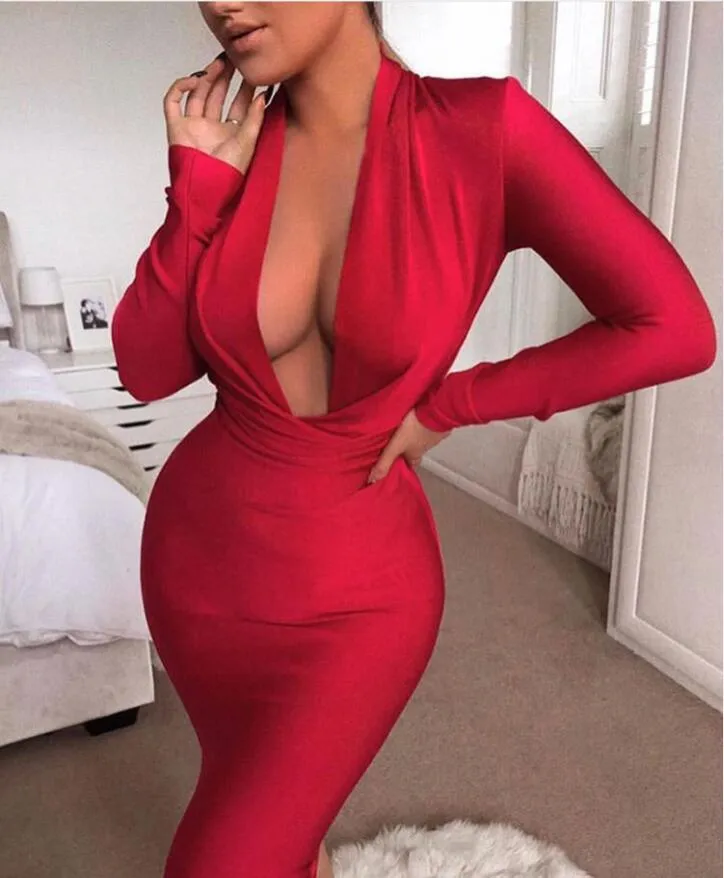 Rayon Elegant Evening Party Dress