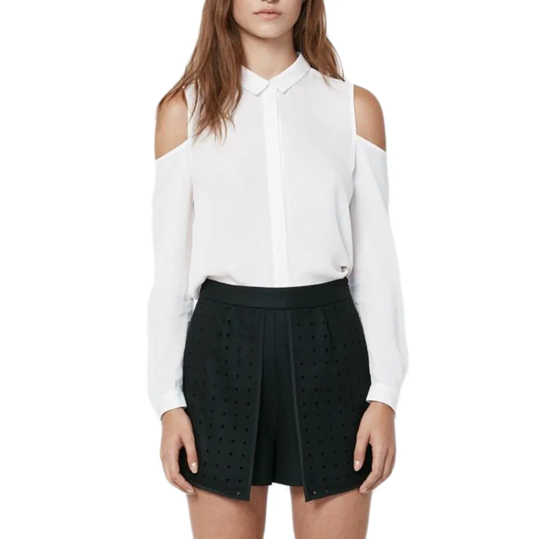 REBECCA MINKOFF Women's Black Arbus Skort $298 NWT