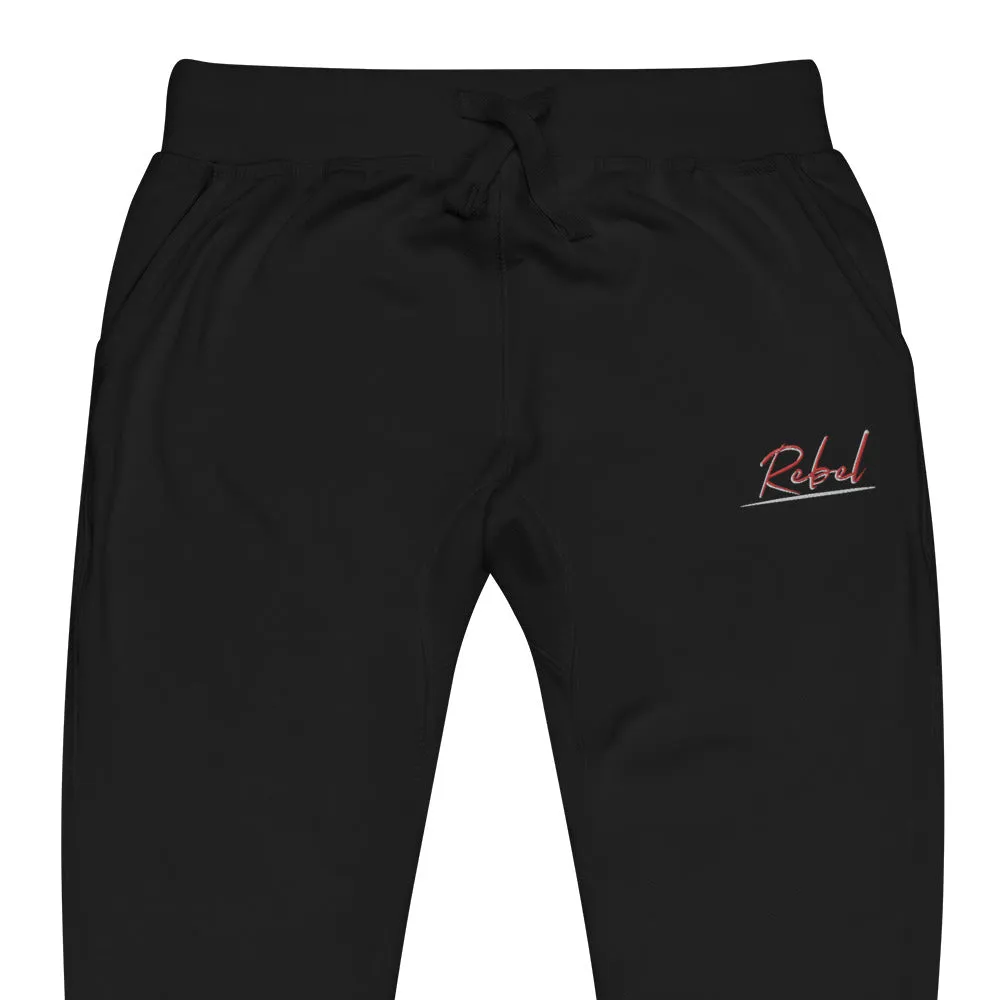 Rebel Unisex Fleece Sweatpants