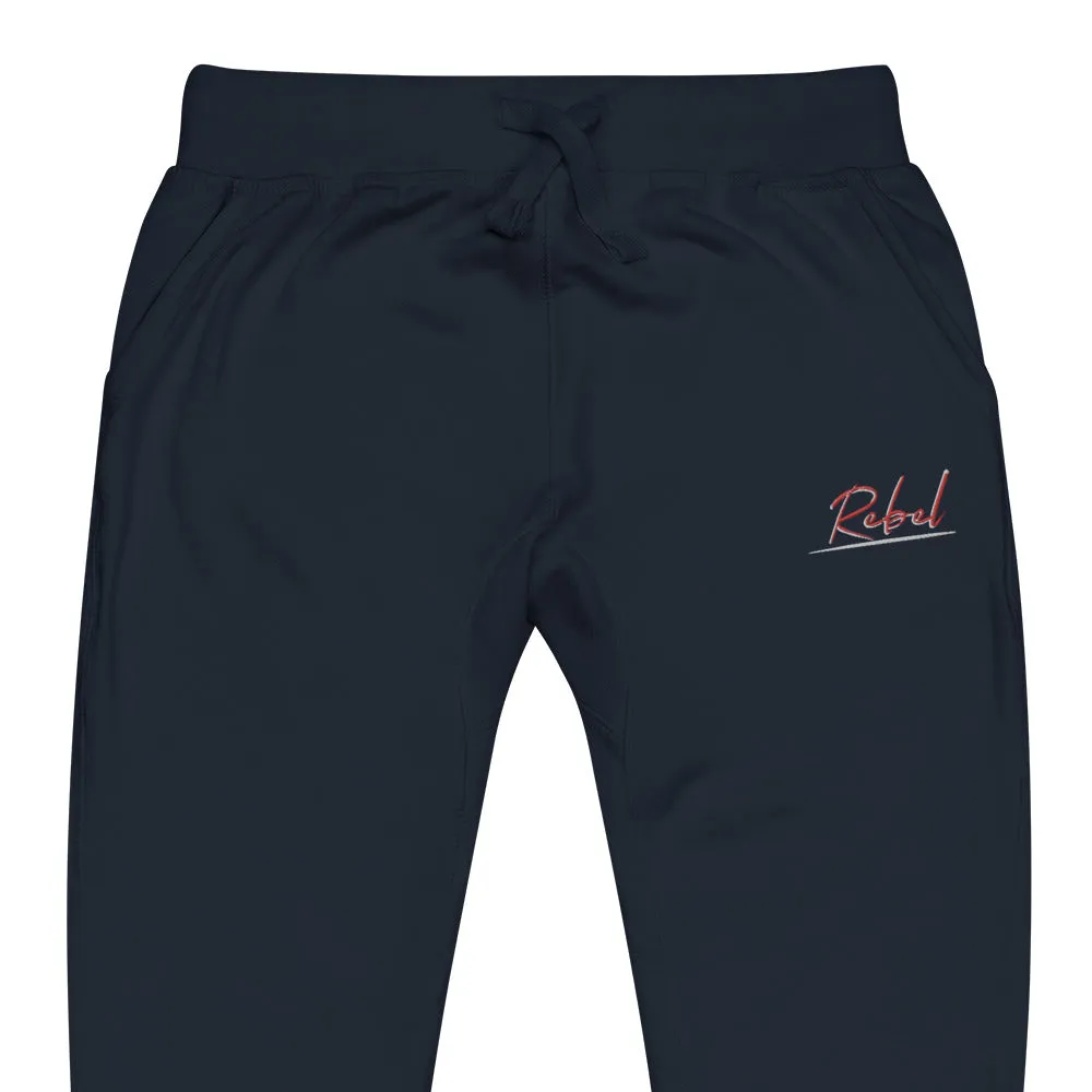 Rebel Unisex Fleece Sweatpants