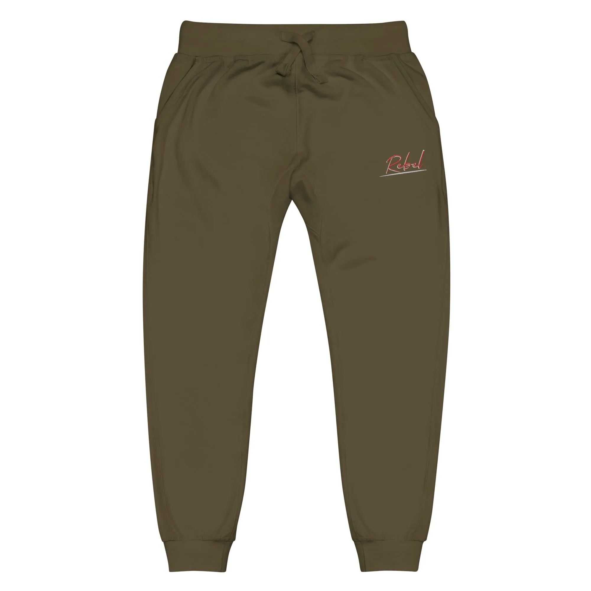 Rebel Unisex Fleece Sweatpants