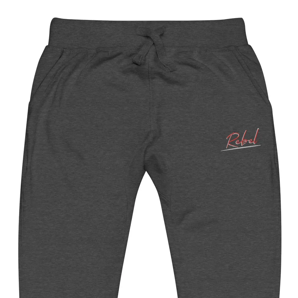 Rebel Unisex Fleece Sweatpants