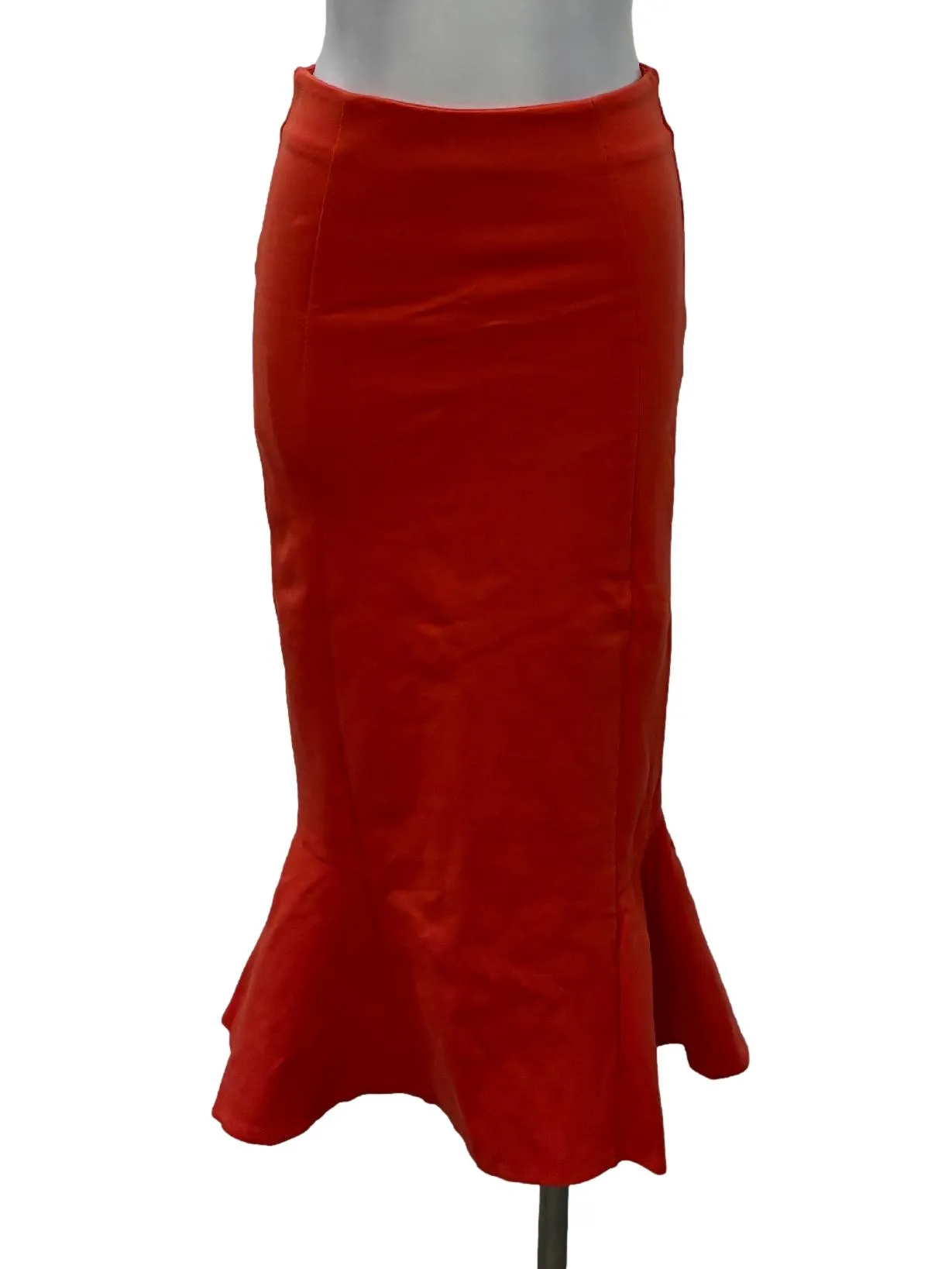 Red Mermiad Pencil Skirt