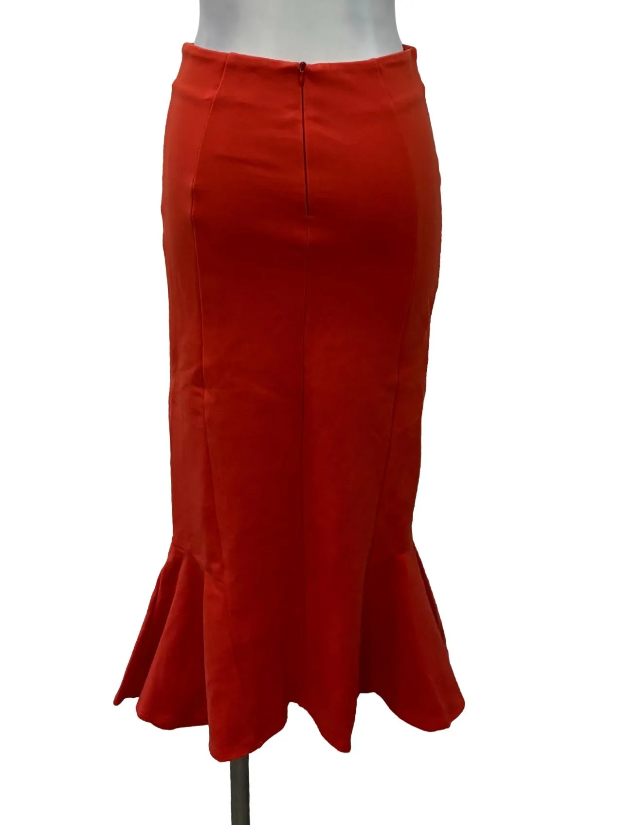 Red Mermiad Pencil Skirt