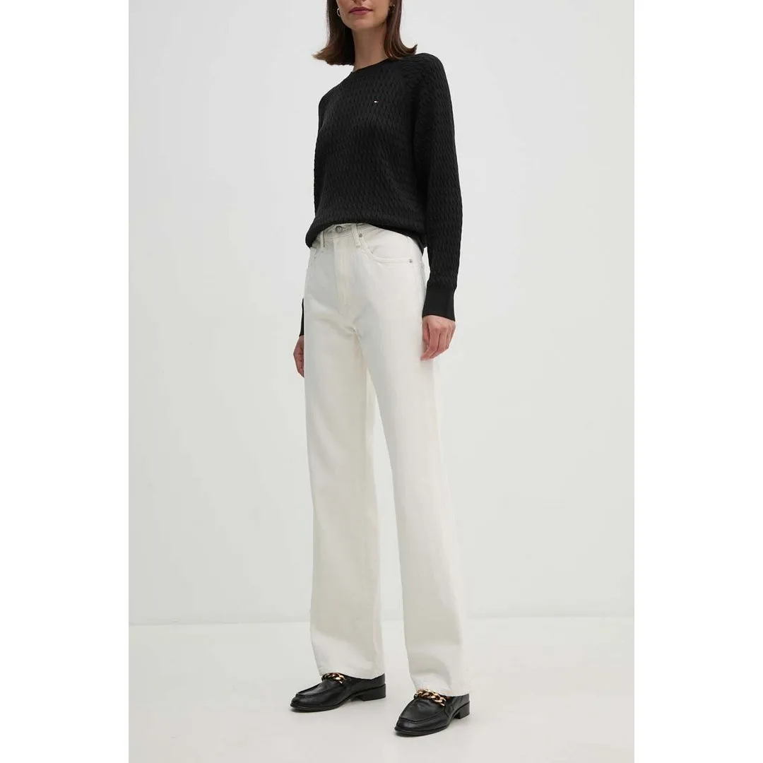 Relaxed Bootcut Hw Ecru