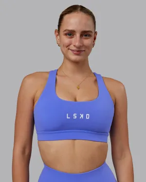 Rep Sports Bra - Baja Blue-White