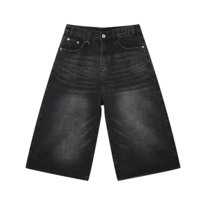 Retro Versatile Denim Shorts
