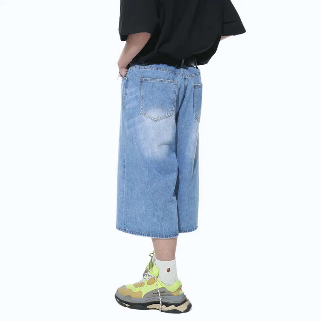 Retro Versatile Denim Shorts